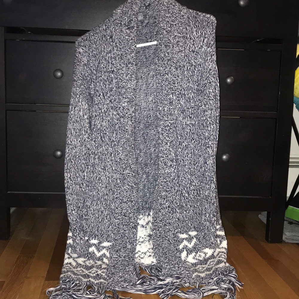 Aerie Long Knit Cardigan